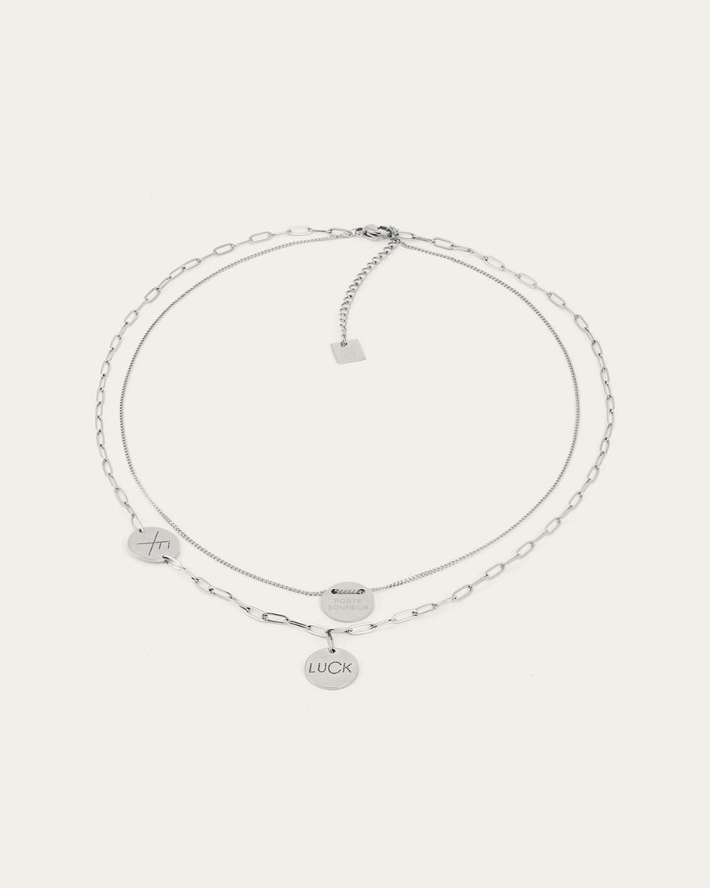 Collier multi Charm Luck (Acier)