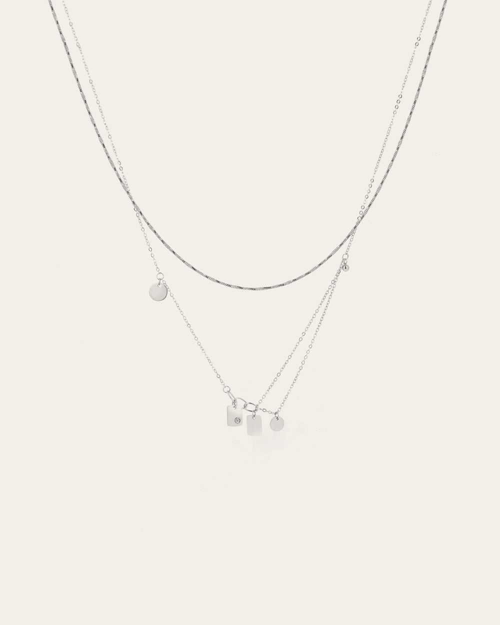 Floriane Necklace (Steel)