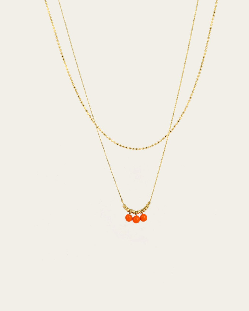 Collier Ikiyo (Acier doré)