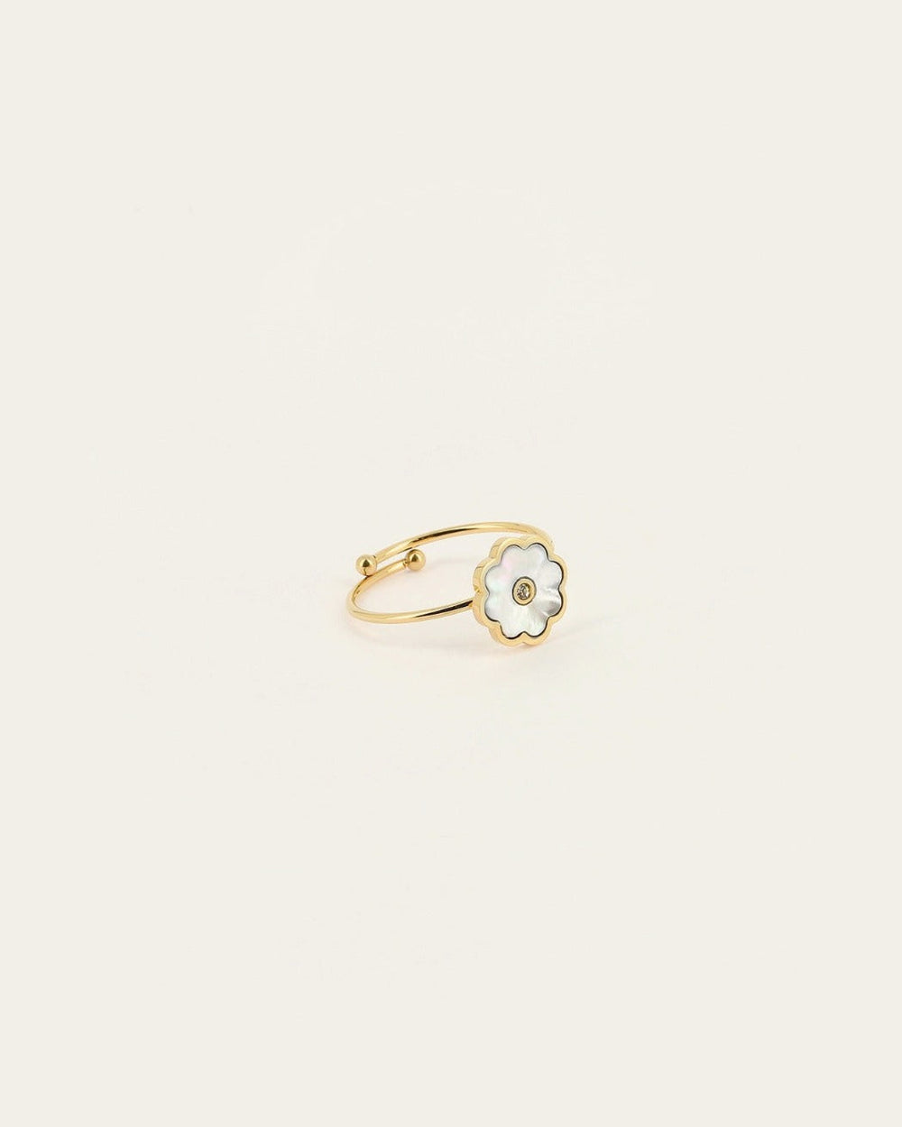 Fleur Ring (Gold-plated steel)