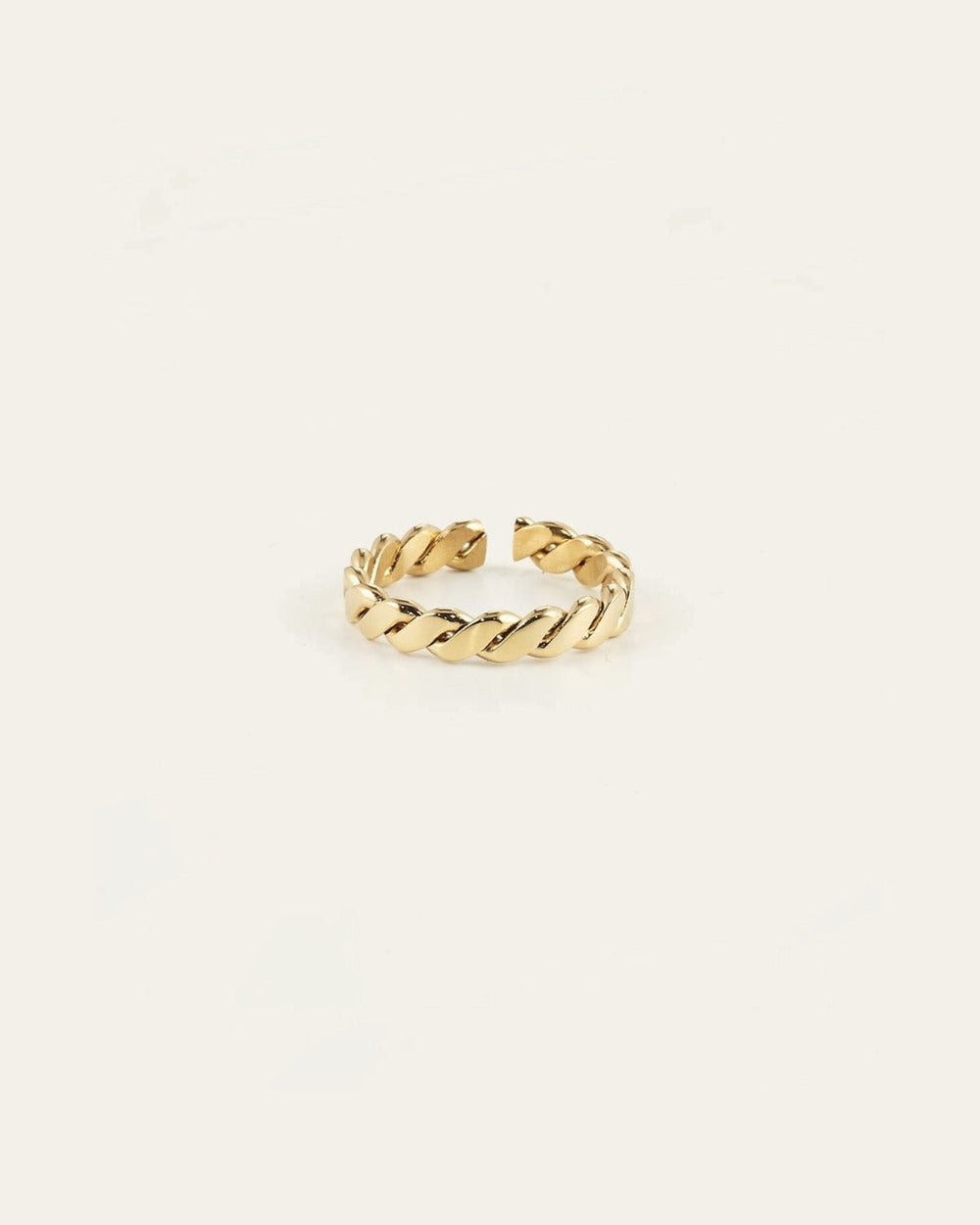 Bague Swan (Acier doré)