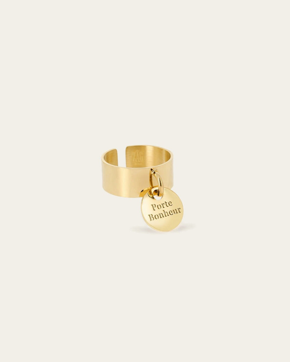 Béatrice Ring (Gold-plated steel)
