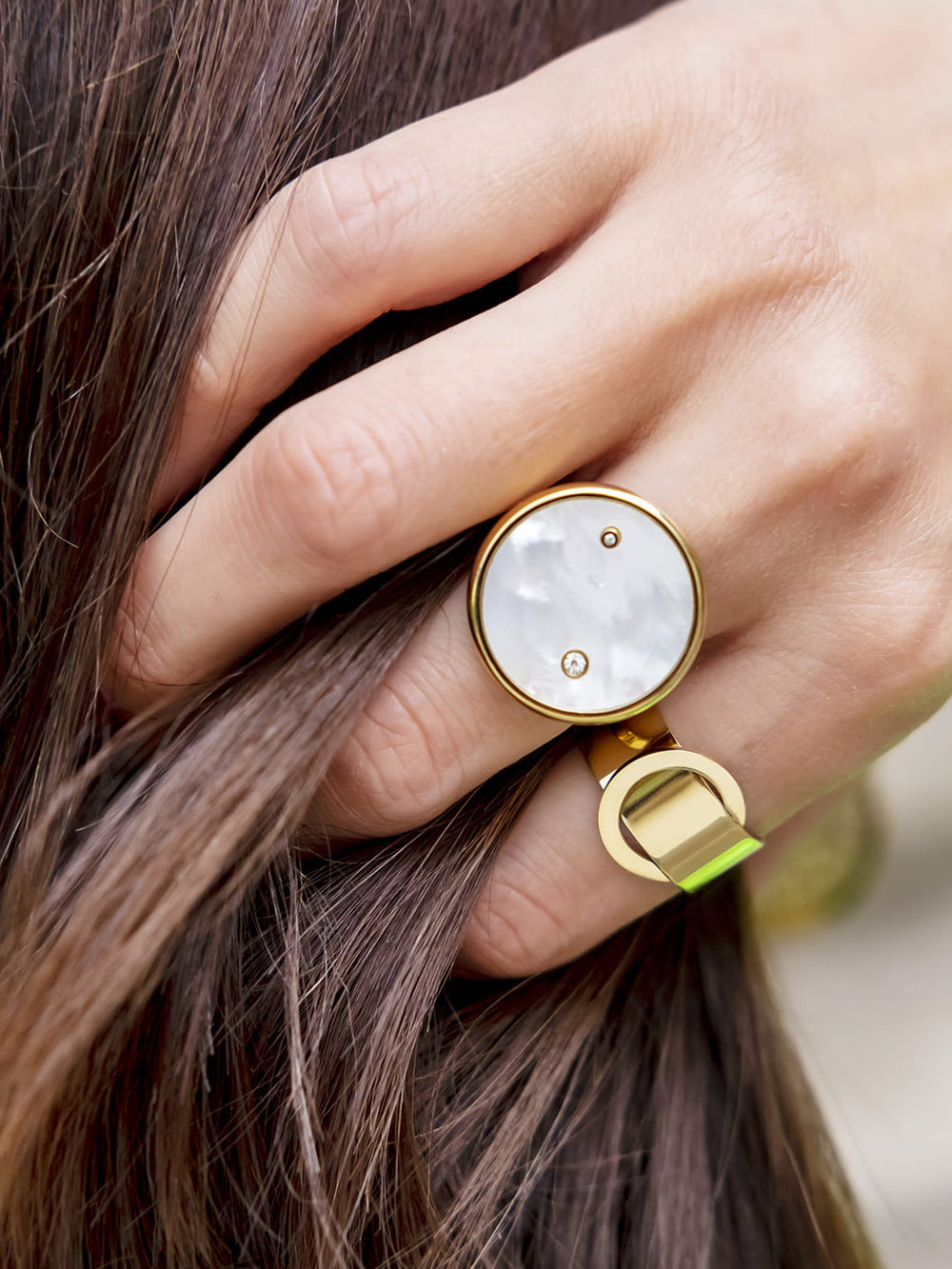 Bague Button 