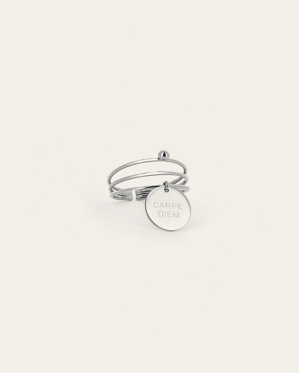 Bague Carpe diem (Acier)