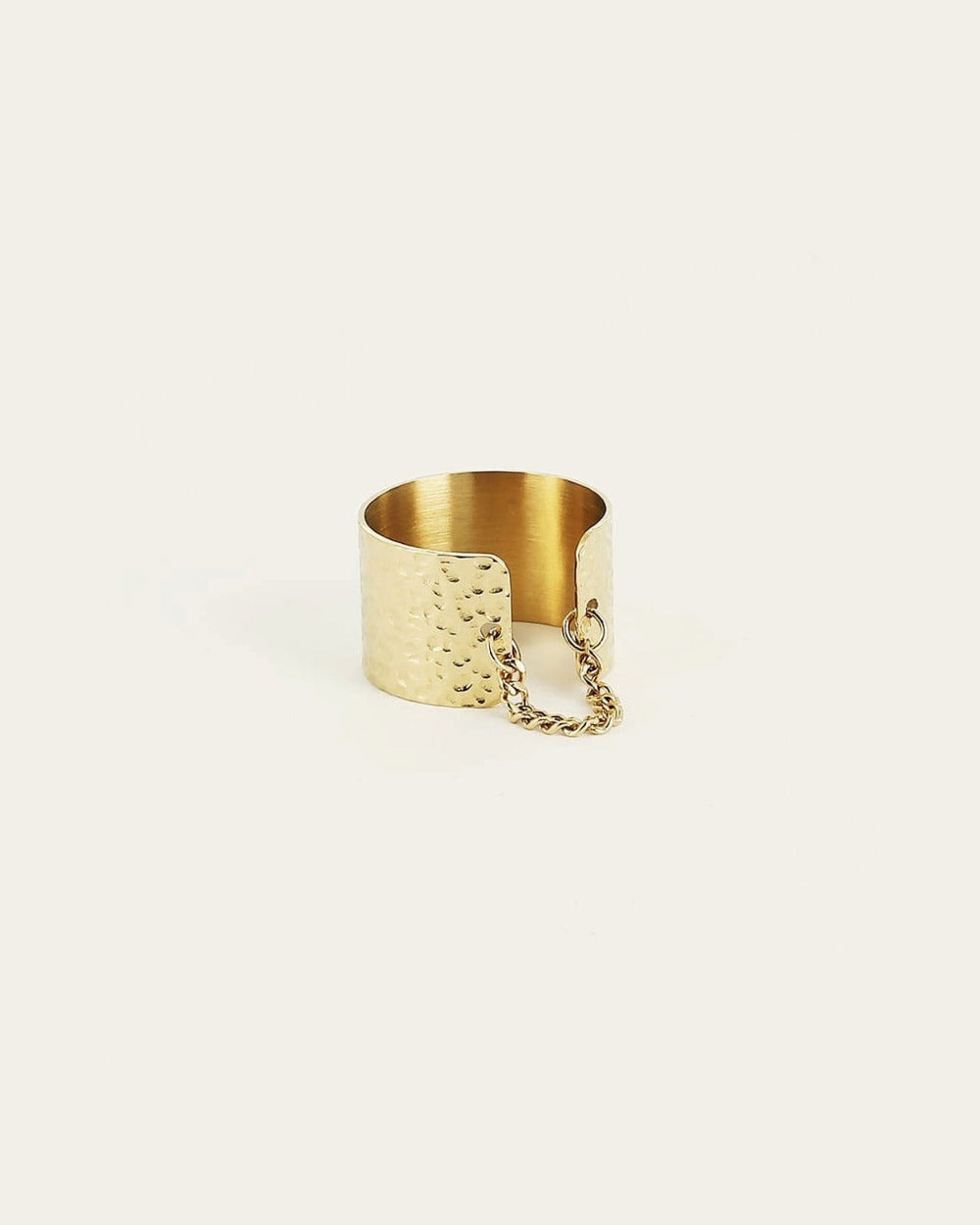 Bague Chanty (Acier doré)