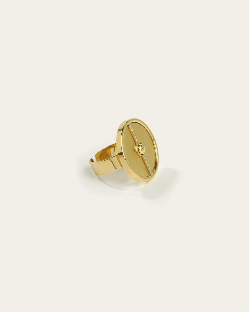 Bague Constance (Acier doré)