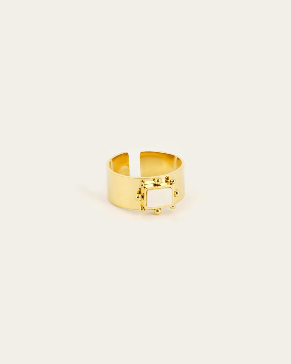 Bague Enid (Acier doré)