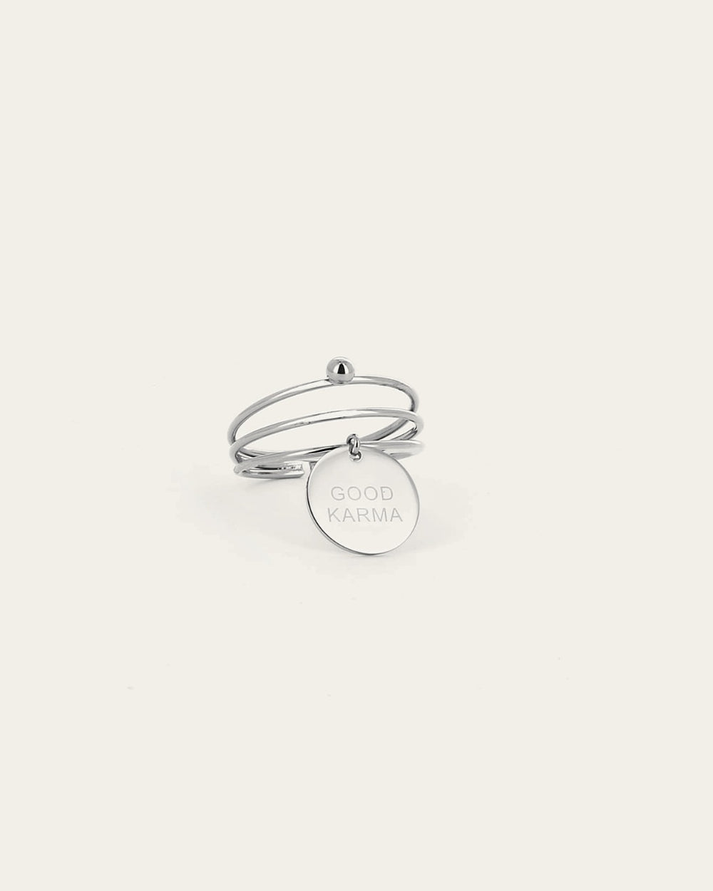 Bague Good Karma (Acier)