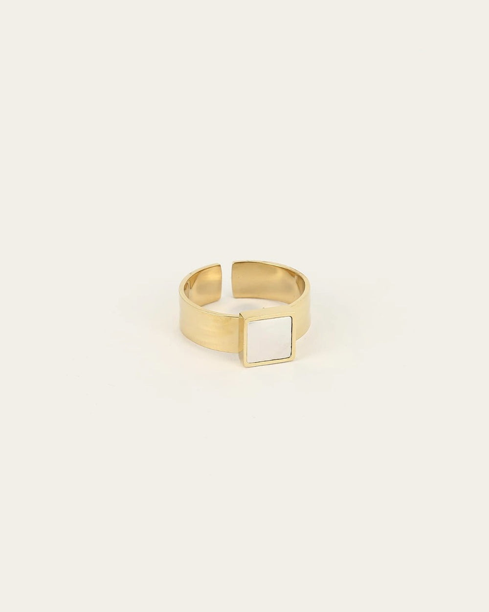 Bague Jenna (Acier doré)