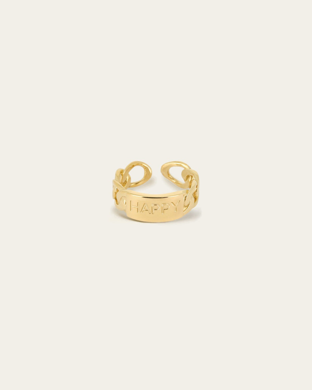 Bague Sasta (Acier doré)