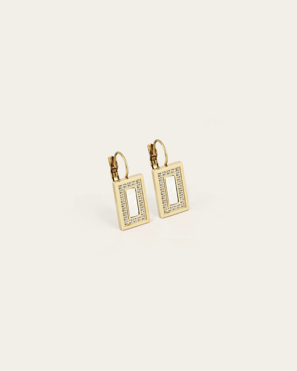 Boucles d'oreilles Carli (Acier doré)