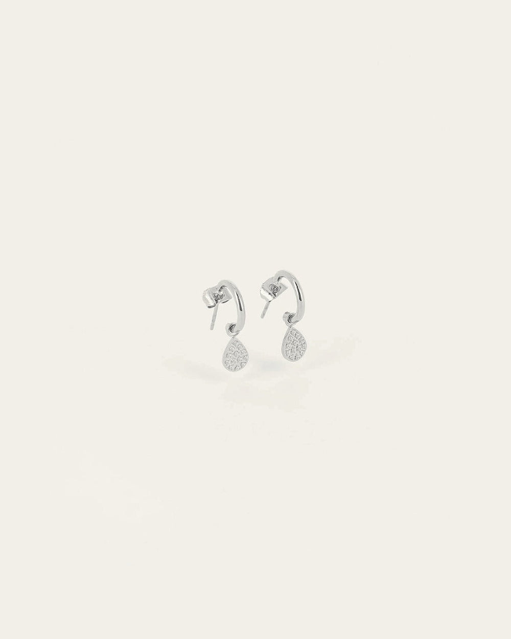 Boucles d'oreilles créoles Cindy (Acier)