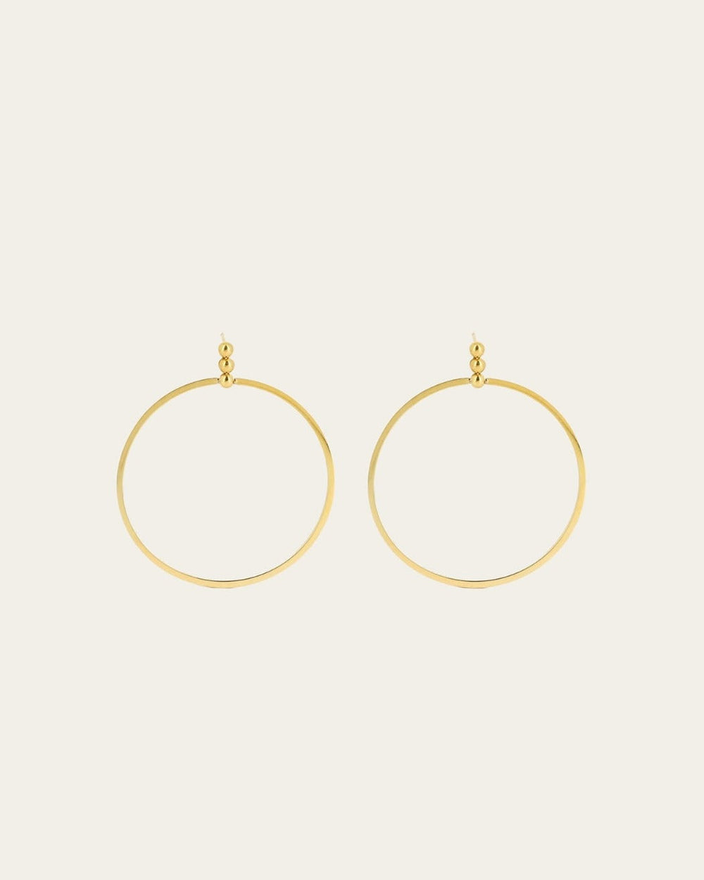 Boucles d'oreilles Honoré (Acier doré)