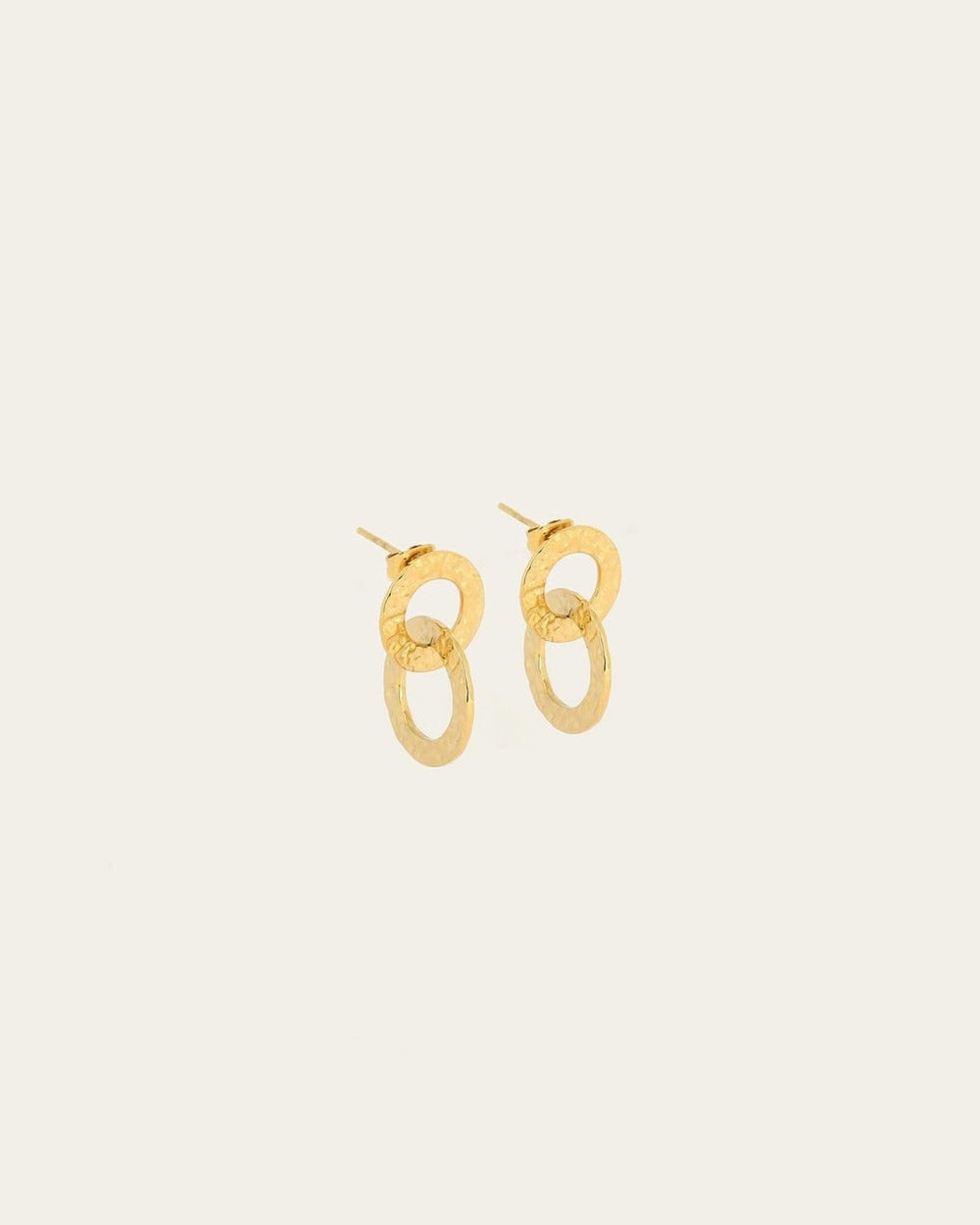 Boucles d'oreilles Kieb (Acier doré)