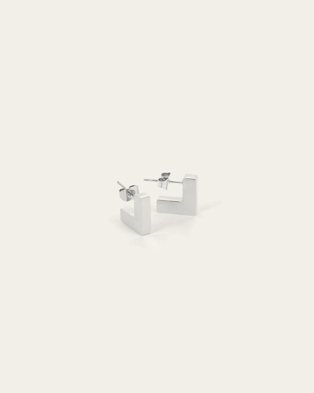Mini Noon Earrings (Steel)