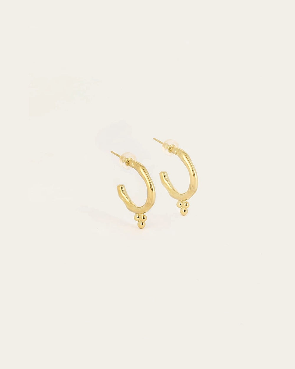 Boucles d'oreilles Neela (Acier doré)