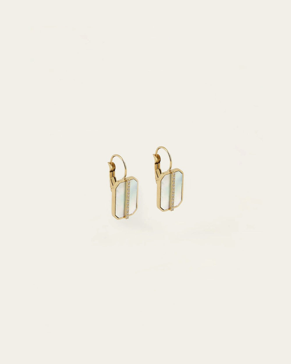 Boucles d'oreilles Nikov (Acier doré)