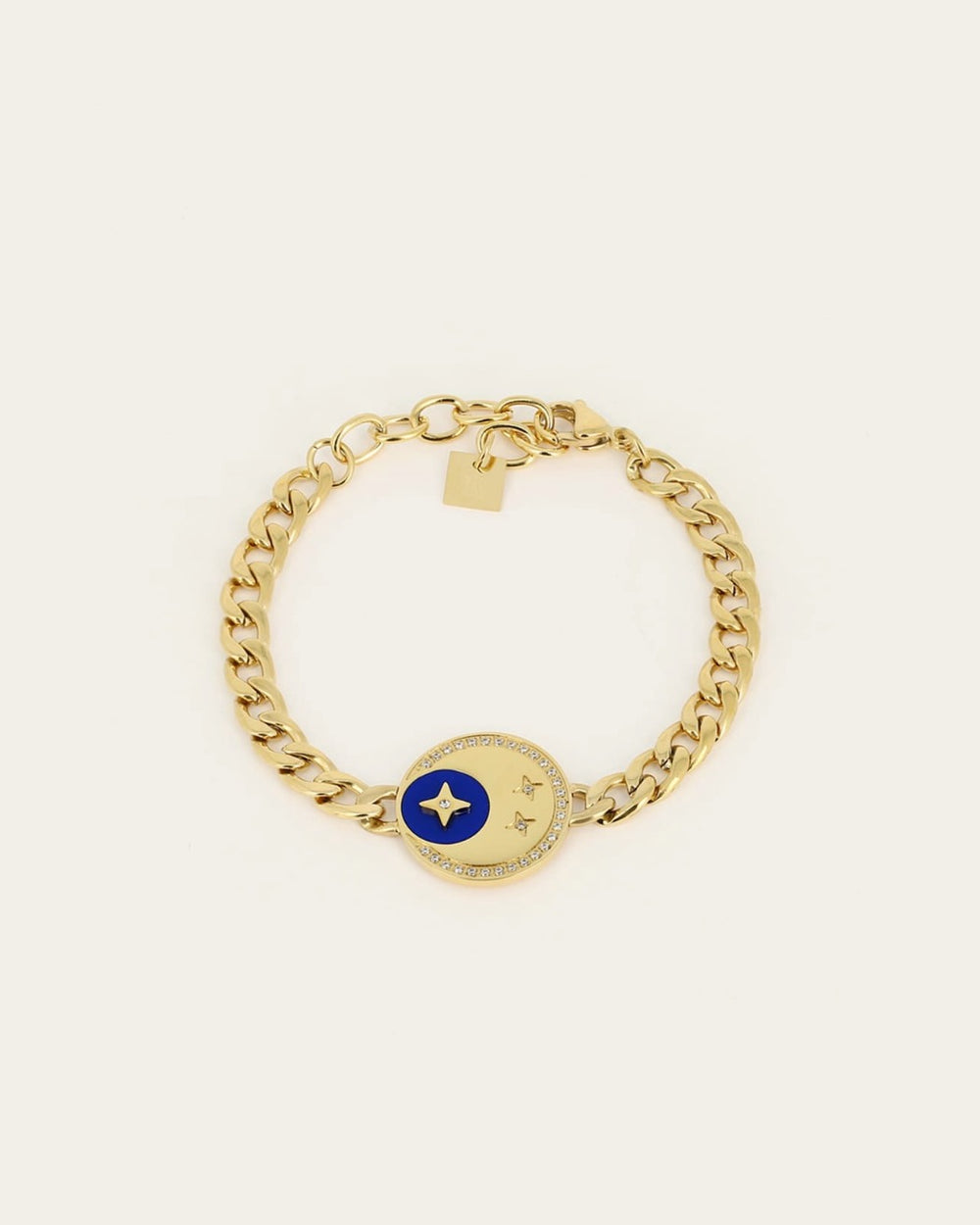 Bracelet Nuit Etoilée (Acier doré)