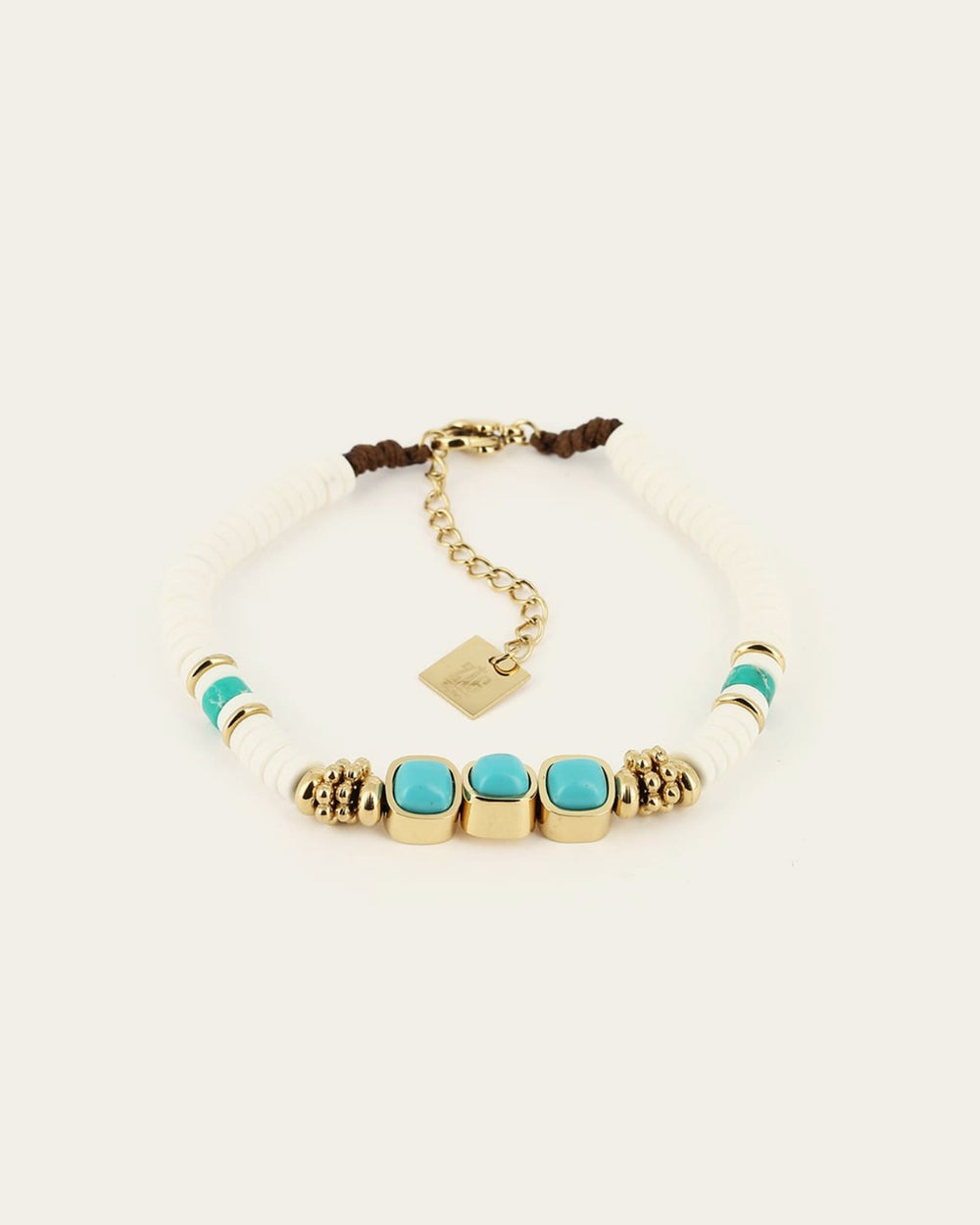 Threedots Bracelet (Gold-plated steel)