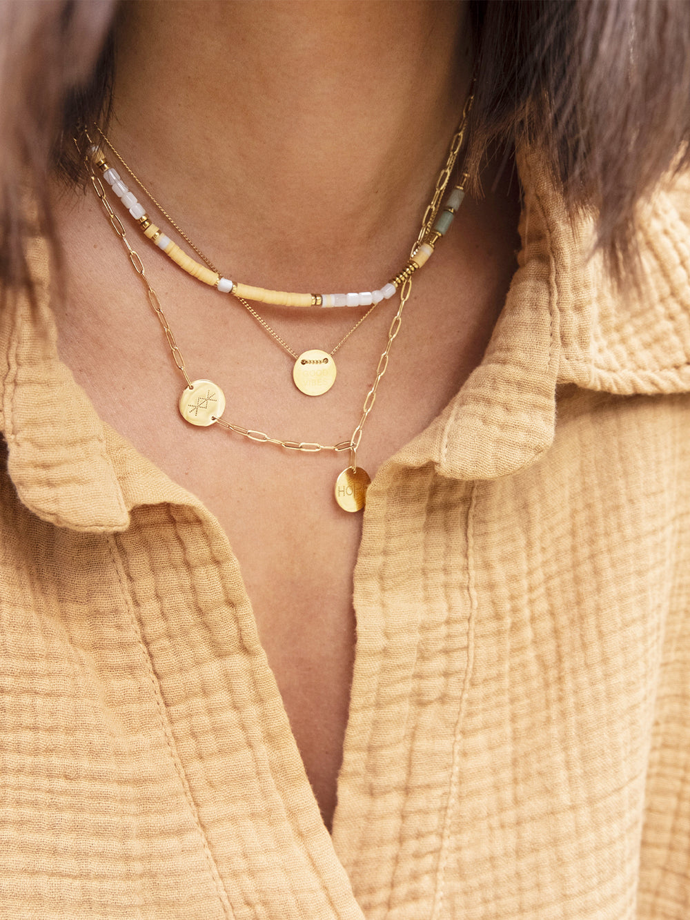 Collier Multi Charm Hope 